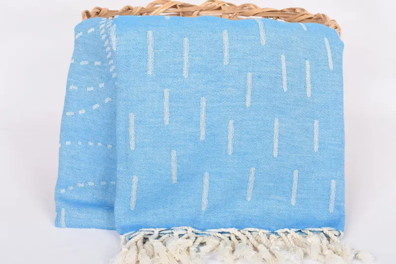 Large Turkish Towel, Quick-Dry Beach Towel, Family Gift Basket, Wedding Towel, Christmas Gift, 68x40 Cotton Mountain Design Towel, Cotton towel - 6