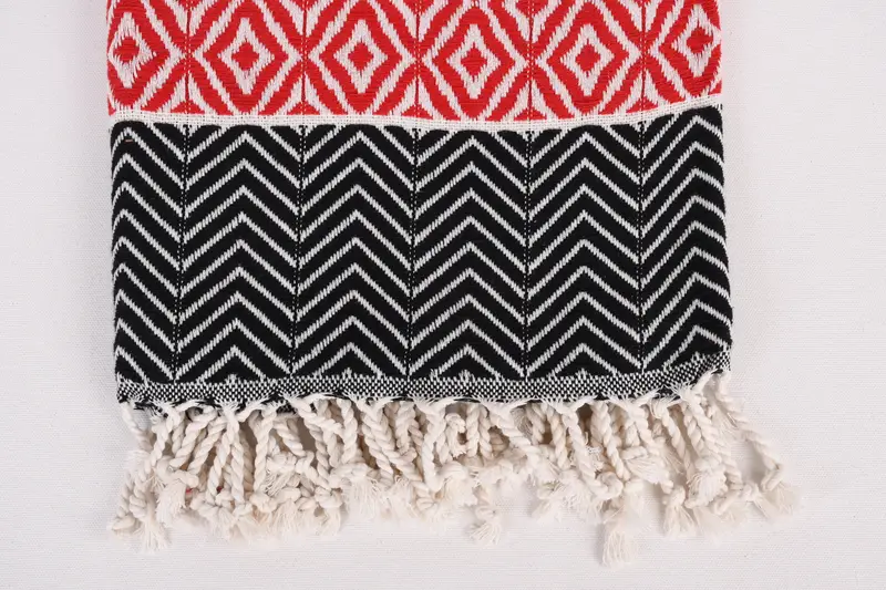 Peshtemal Towel, Home Decor Gifts, 70x40 Cotton Chevron Towel, Baby Boy Gift, Beach Towel Gift, Travel Towel, Personalized Turkish Towel - 3
