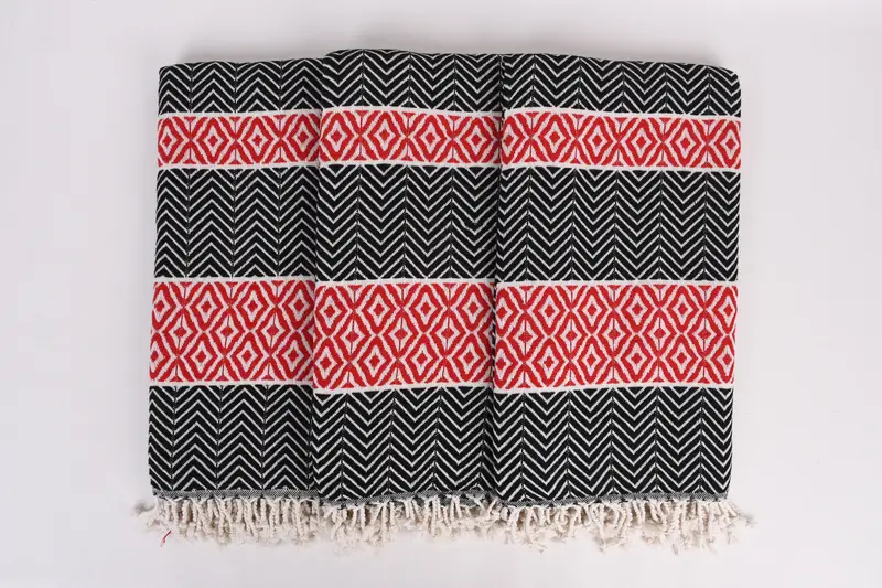 Peshtemal Towel, Home Decor Gifts, 70x40 Cotton Chevron Towel, Baby Boy Gift, Beach Towel Gift, Travel Towel, Personalized Turkish Towel - 7