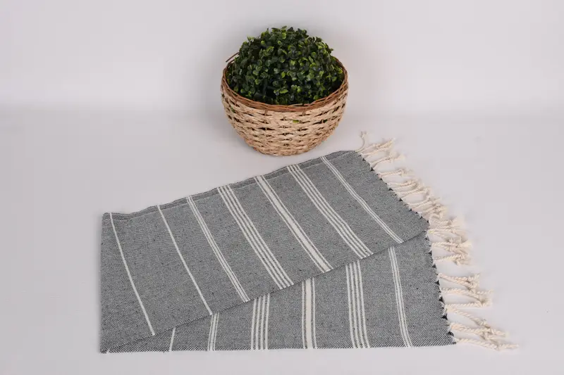 38x24 Cotton Striped Towel, Gift For The Home Decor, Small Bath Towels, Personalized Kitchen Towel, Xmas Gifts, Kitchen Towel, Bridal Party Gifts - 4