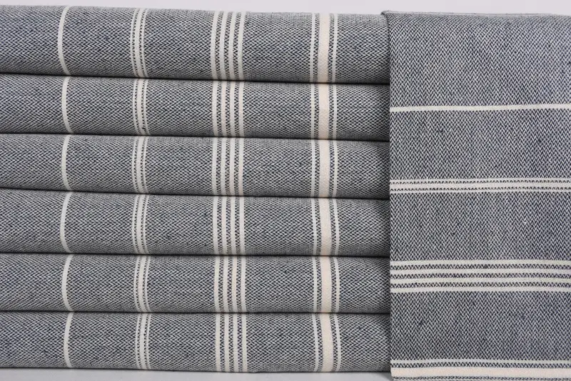 38x24 Cotton Striped Towel, Gift For The Home Decor, Small Bath Towels, Personalized Kitchen Towel, Xmas Gifts, Kitchen Towel, Bridal Party Gifts - 1