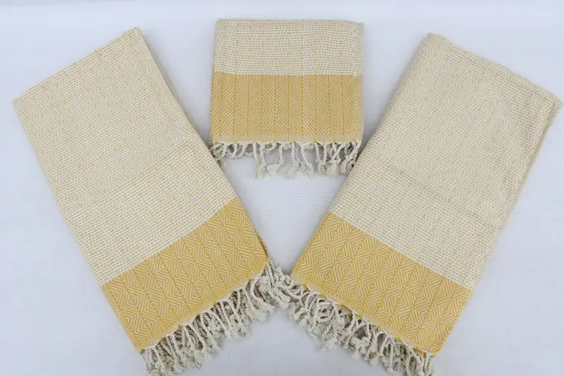 Banyo havlu, küçük banyo havlu, seyahat havlu, spa hediyesi, özel Türk havlu, eve taşınma hediyesi, düğün hediyesi, 36x18 pamuklu elmas havlu - 7