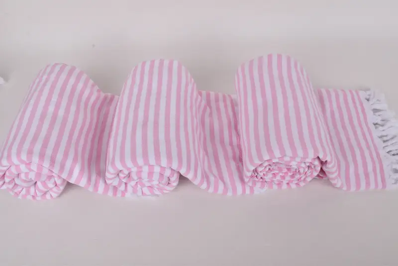 Wedding Gift, 70x36 Linen Terry Striped Towel, Home Decor Gifts, Turkish Beach Towel Personalized, Bridal Shower Favors, Customized Towels - 8