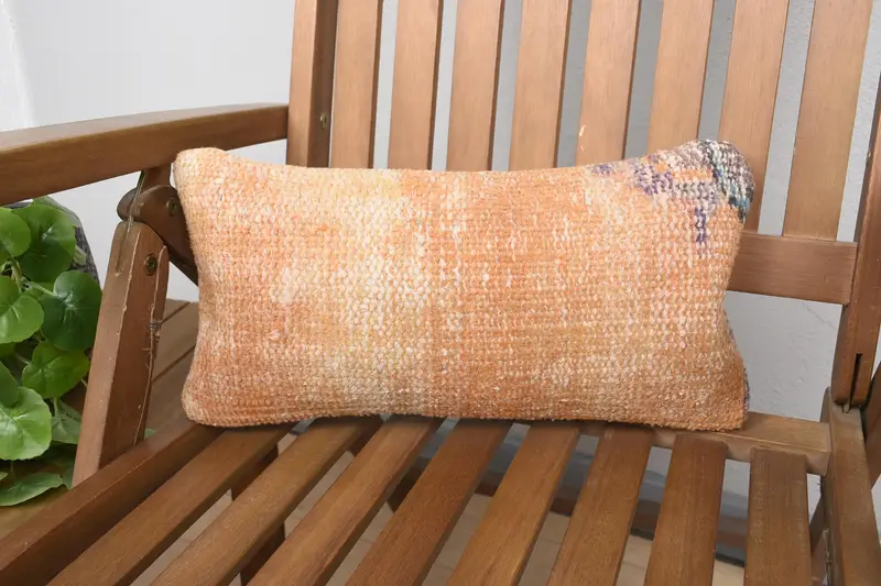 Throw Gift Pillowcase, 8x16 inch Orange Pillow Sham - 1