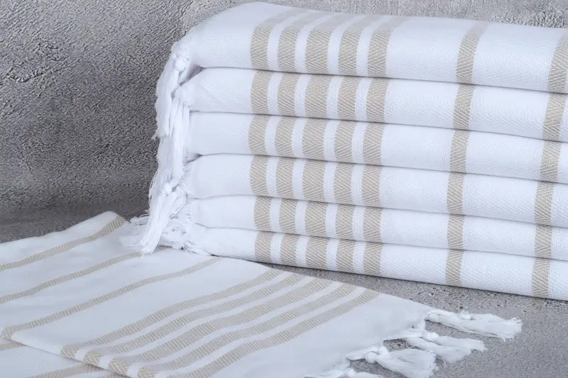 Embroidery Towels, Monogram Kitchen Towel, 36x24 Cotton Herringbone Towel, Bulk Order Towel, Bathroom Towels, Xmas Gifts, Personalized Kitchen Towel - 2