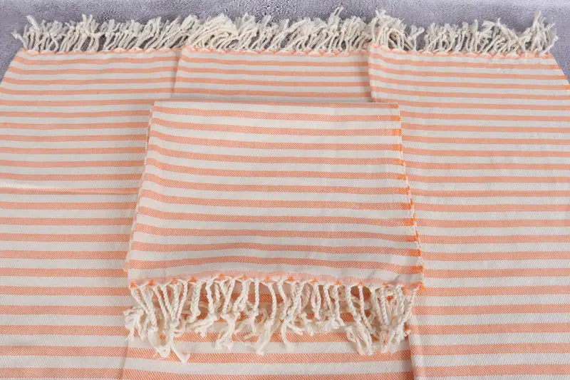 Wedding Gift, 40x24 Cotton Striped Towel, Xmas Gifts, Gift For Mom, Personalized Hand Towel, Monogram Towels, Turkish Tea Towel, Gym Towel - 4