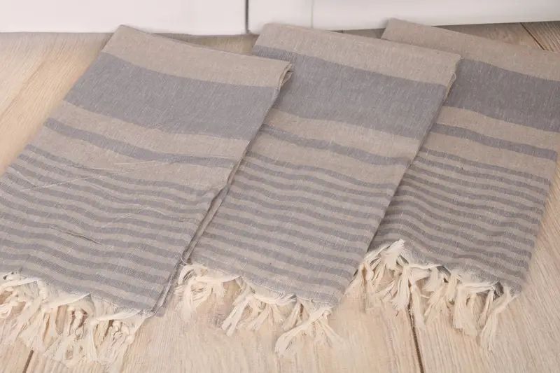 Custom Wedding Gifts, 70x40 Cotton Striped Towel, Oversized Beach Towel, Turkish Towel Beach, Bachelorette Party Gifts, Scarf Towel, Gift For Bride - 6