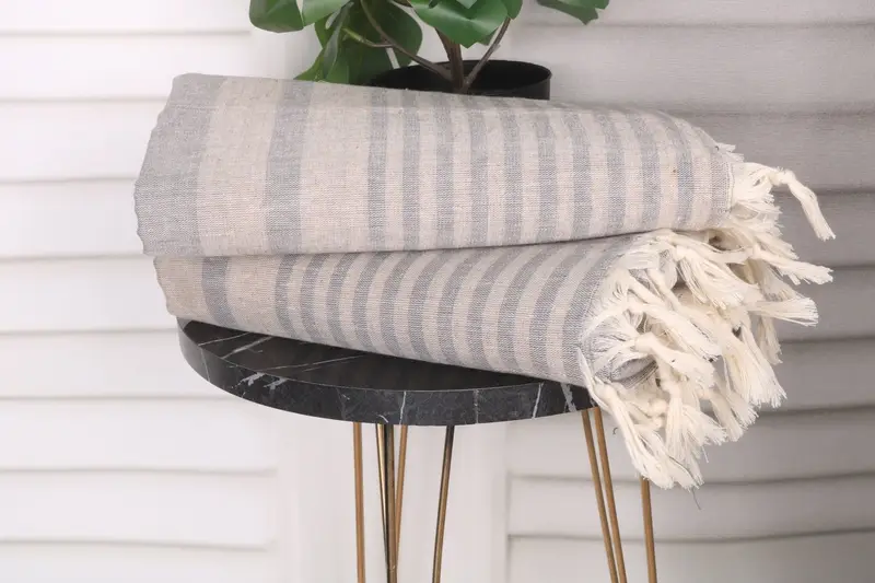 Custom Wedding Gifts, 70x40 Cotton Striped Towel, Oversized Beach Towel, Turkish Towel Beach, Bachelorette Party Gifts, Scarf Towel, Gift For Bride - 3