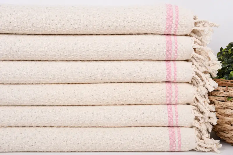 Ev için hediye, monogramlı el havlusu, nedime hediyeleri, 38x18 pamuklu çizgili havlu, Cadılar Bayramı Hediyeleri, En İyi Düğün Hediyesi, Düğün Hediyesi, Spa Havlu - 2