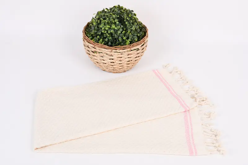 Ev için hediye, monogramlı el havlusu, nedime hediyeleri, 38x18 pamuklu çizgili havlu, Cadılar Bayramı Hediyeleri, En İyi Düğün Hediyesi, Düğün Hediyesi, Spa Havlu - 4