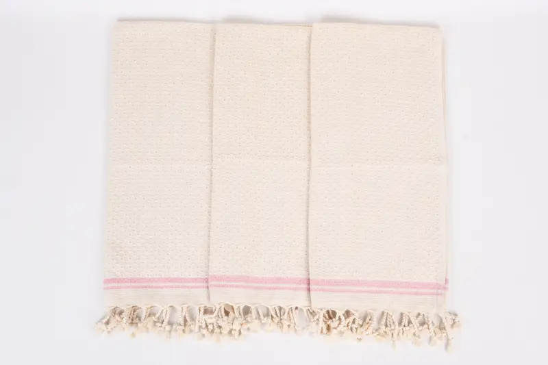 Ev için hediye, monogramlı el havlusu, nedime hediyeleri, 38x18 pamuklu çizgili havlu, Cadılar Bayramı Hediyeleri, En İyi Düğün Hediyesi, Düğün Hediyesi, Spa Havlu - 7
