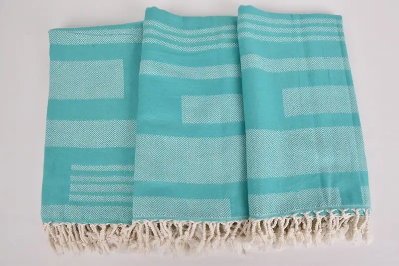 68x38 Cotton Chevron Towel, Handwoven Turkish Towel, Bachelorette Favor, Custom Wedding Gifts, Bulk Order Towel, Soft towel, Personalized Gift - 7