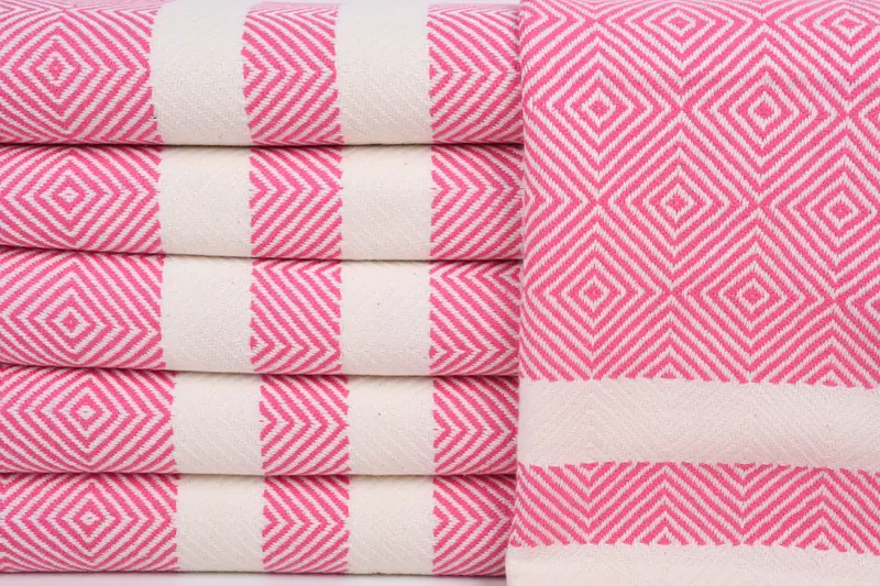 Personalized Wedding Gift For Couple, Monogrammed Hand Towel, Kitchen Towel, Girl Trip Party Favor, 32x20 Cotton Diamond Towel, Wedding Gift - 1