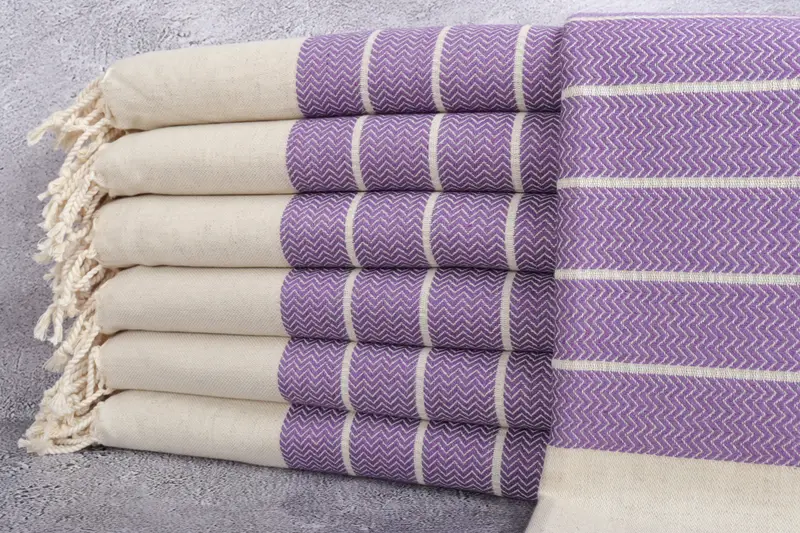 Bachelorette Party Items, Bridesmaid Gifts, 68x40 Linen Zig zag Towel, Large Turkish Towel, Engagement Gift, Wedding Towel, Turkish hand towel - 1