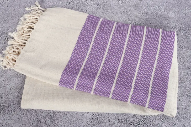 Bachelorette Party Items, Bridesmaid Gifts, 68x40 Linen Zig zag Towel, Large Turkish Towel, Engagement Gift, Wedding Towel, Turkish hand towel - 6