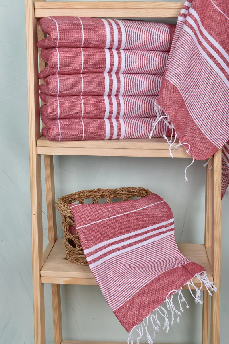Bachelorette Party Gifts For Bride, Personalized Gift, Monogrammed Hand Towel, 40x24 Cotton Striped Towel, Bridesmaid Favors, Bathroom Towels - 3