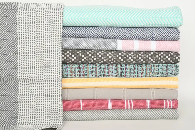 Monogram Hand Towel, Organic Tea Towel, 40x20 Cotton Set of 10 Towel, Personalized Gifts, Small Towel, Custom Turkish Towel, Bridesmaid Gifts - 1