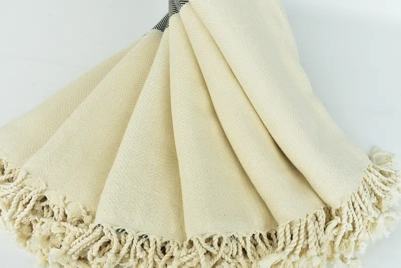 70x36 Cotton Zig zag Towel, Luxury towel, Custom Gift, Hammam Towel USA, Custom Wedding Towel, Birthday Gift, Sand-free towel, Decorative Towel - 4
