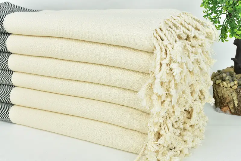 70x36 Cotton Zig zag Towel, Luxury towel, Custom Gift, Hammam Towel USA, Custom Wedding Towel, Birthday Gift, Sand-free towel, Decorative Towel - 3
