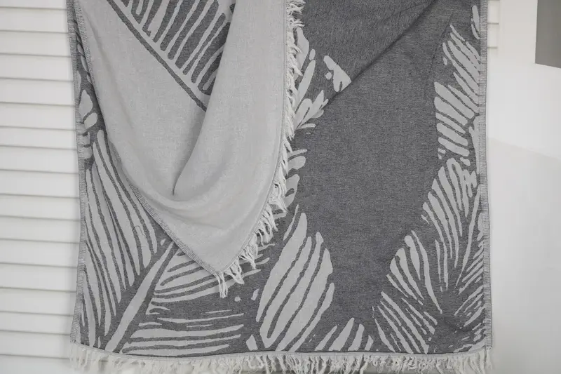 Floral Turkish Beach Towel Personalized Organic Cotton, 70x40 Inches