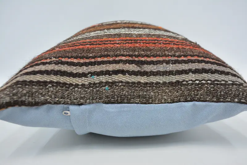 Cushion Case, Colorful Cushion, 16x24 White Pillow Sham, Bolster Pillow Case, Turkish Kilim Pillow, Throw Kilim Pillow, Interior Designer Pillow - 5