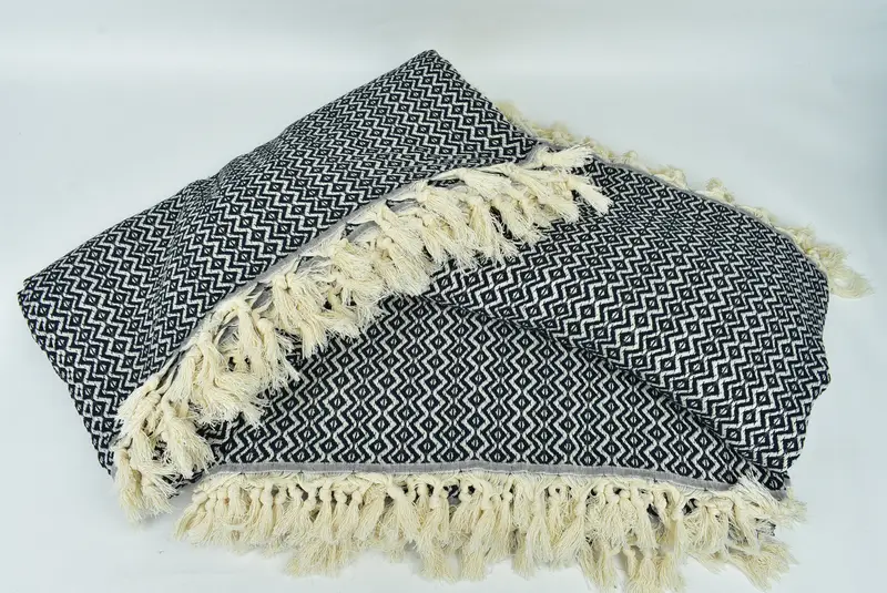 Mother Of The Groom Gift, Decorative Blanket, 96x80 Cotton Diamond Towel, Turkish Cotton Throw Blanket, Boho Throw Blankets, Tablecloth - 6