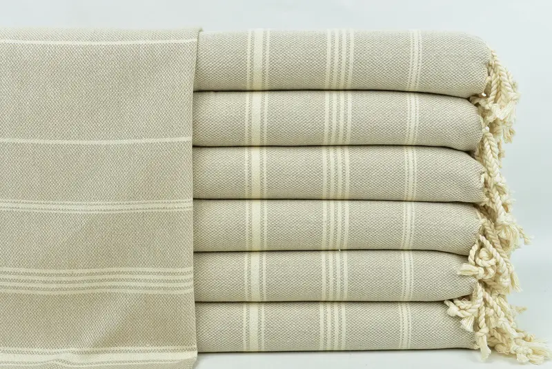 Monogram El Havlusu, Cadılar Bayramı Hediyeleri, Mutfak Havlu, Özel Adı Havlu, Özel Türk Havlu, 38x24 Pamuklu Çizgili Havlu, Kişiselleştirilmiş El Havlusu - 1