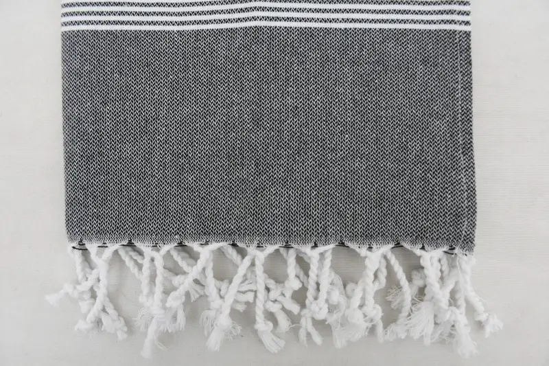 Wedding Favors, Personalized Wedding Gift For Couple, Xmas Gifts, Personalized Gift, 40x18 Cotton Striped Towel, Best Wedding Gift, Bathroom Towels - 3
