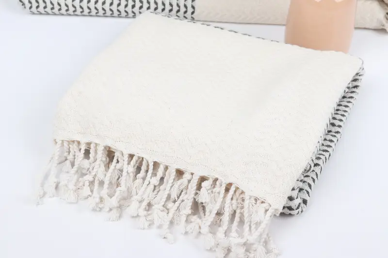 Wedding Gift, Turkish Towel Beach, Custom Towel Beach, Monogram Beach Towel, 76x40 Cotton Diamond Towel, Luxury Beach Towel, Valentines Day Gift - 5