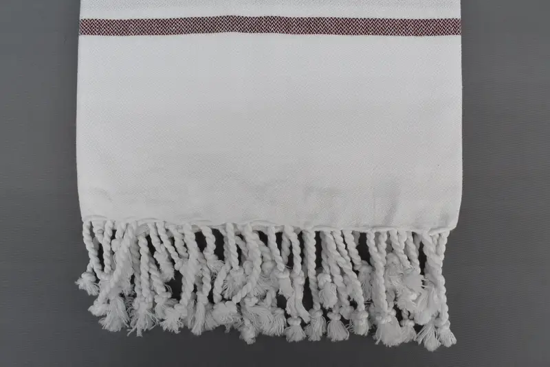 Hammam towel, Beach towel, Wedding Gift Ideas, 70x40 Cotton Striped Towel, Organic Turkish towel, Handmade Turkish bath towel for summer vacation - 5