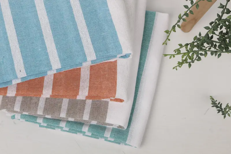 Personalized Turkish Beach Towel Organic Cotton Beige, 70x40 or 100x180 cm