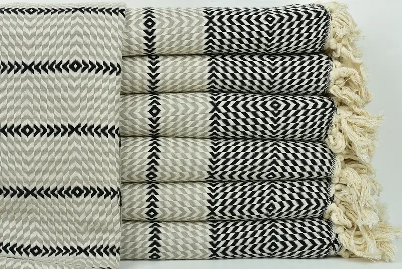 Wedding Favors, Gift For Him, Family Gift Basket, 80x40 Cotton Diamond Towel, Girls Weekend Getaways Ideas, Soft towel, Wedding Day Gift For Bride - 1
