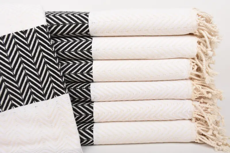 Bridesmaid Proposal Gift, Hammam Towel USA, 70x40 Cotton Chevron Towel, Wedding Favors, Bachelorette Party Favors, Personalized Bridesmaid Gift