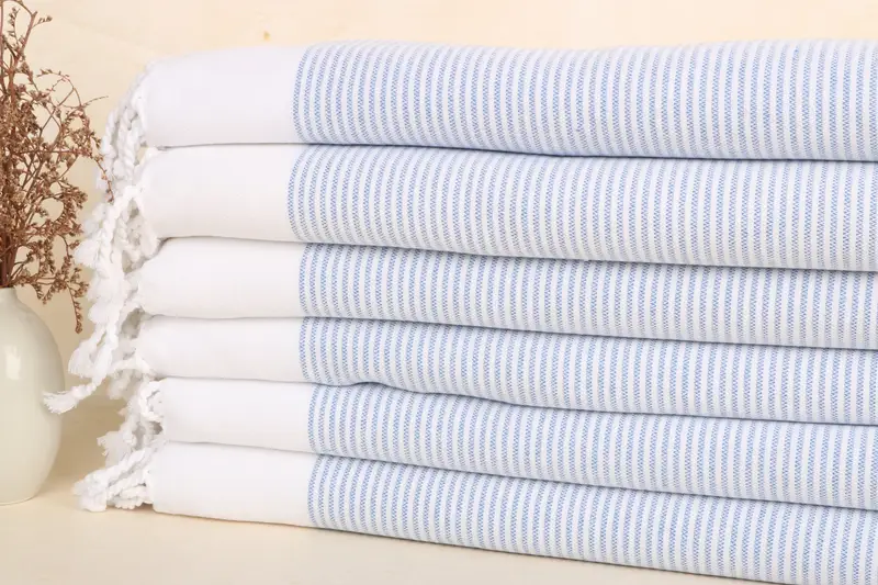Favor için düğün, 40x18 pamuklu çizgili havlu, monogramlı el havlu, organik havlu, kişiselleştirilmiş el havlu, mutfak havlu, özel düğün hediyeleri - 2