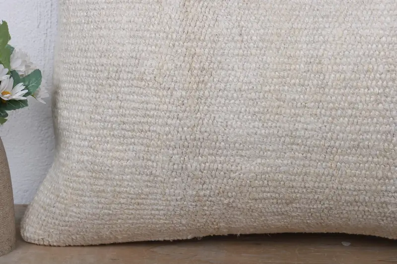 Kilim Pillow Cover, 16x24 White Cushion Case, Customized Pillow Cover, Ethnic Cushion Case, Kilim Cushion Sham, Kilim Pillow, Cushion Case - 3