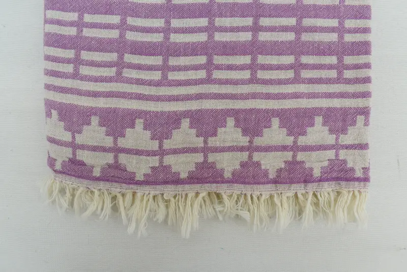 Thin towel, Valentines Day Gift Idea, 70x40 Cotton Kilim Design Towel, Travel towel, Florida Bachelorette Party Favors, Home Decor Gifts - 5