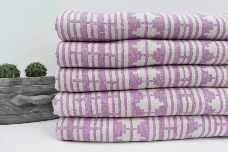 Thin towel, Valentines Day Gift Idea, 70x40 Cotton Kilim Design Towel, Travel towel, Florida Bachelorette Party Favors, Home Decor Gifts - 2
