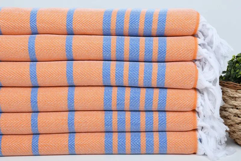 40x20 Pamuk Zig Zag Havlu, Türk Havlu Monogramı, Nedime Hediyeleri, Spa Havlu, Ev İçin Hediye, Düğün Hediyesi, Düğün Hediyeleri, Gelin Partisi Hediyeleri - 2
