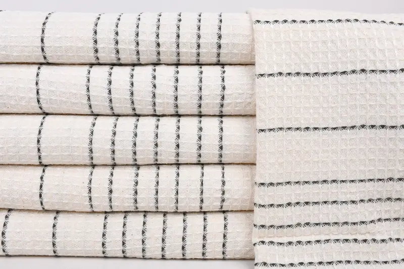 Düğün iyilikleri, özel el havlu, 40x20 pamuk waffle havlu, eve taşınma hediyesi, monogramlı Türk havlu, bebek bebek hediyesi, monogram mutfak havlu - 1
