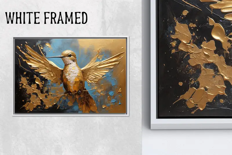 Altın Kuş Kıyı Kanvası: Modern Lüks Baskı Sanatı