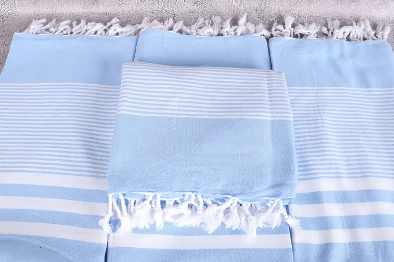 70x40 Cotton Striped Towel, Yoga Towel, Gifts For Him, Custom Wedding Gifts, Custom Wedding Towel, Bridal Shower Gift, Summer Towel, Bathroom Towel - 4