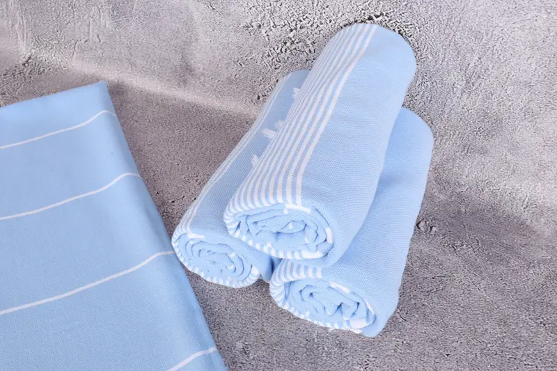 70x40 Cotton Striped Towel, Yoga Towel, Gifts For Him, Custom Wedding Gifts, Custom Wedding Towel, Bridal Shower Gift, Summer Towel, Bathroom Towel - 8