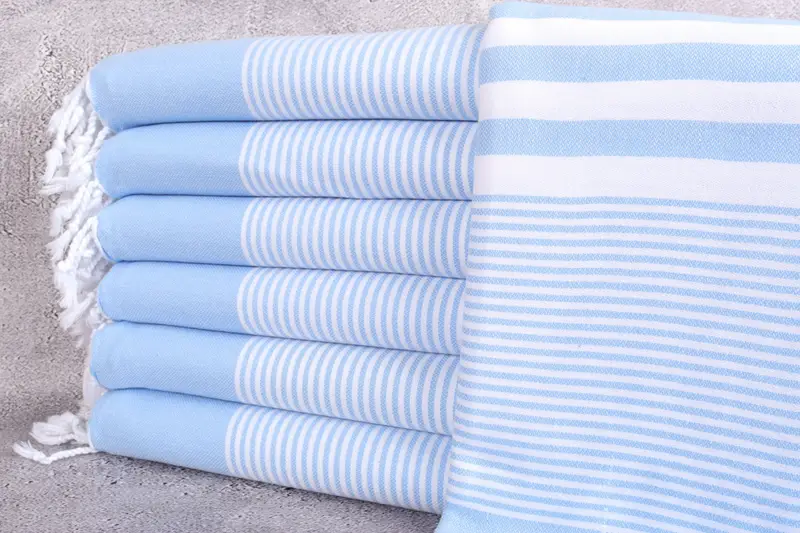 70x40 Cotton Striped Towel, Yoga Towel, Gifts For Him, Custom Wedding Gifts, Custom Wedding Towel, Bridal Shower Gift, Summer Towel, Bathroom Towel - 1