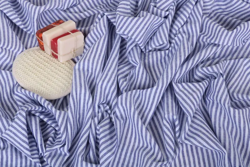 68x36 Cotton Striped Towel, Thin towel, Gift For Him, Organic cotton peshtemal for spa and beach, Christmas Gift, Best Friend Gift, Kids Beach Towel - 7