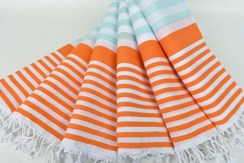 68x36 Cotton Striped Towel, Hammam towel, Custom monogram Turkish beach towel USA, Personalized Towel, Organic towel, Gift For Bride, Scarf Towel - 4