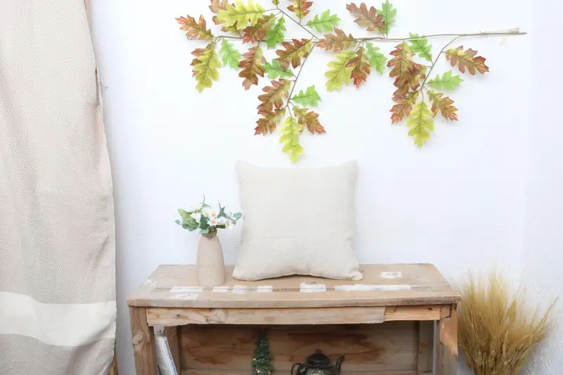 Handgefertigtes besticktes Kissen im Südwesten, vielseitiges 14x14 Dekokissen