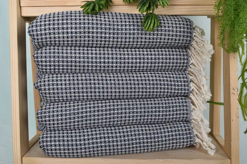 Boyfriend Christmas Gift, Bridesmaid Gifts, Xmas Gifts, Gift For Wedding Day, Personalized Gift, Turkish Towel Hand Towel, 44x22 Cotton Waffle Towel - 1