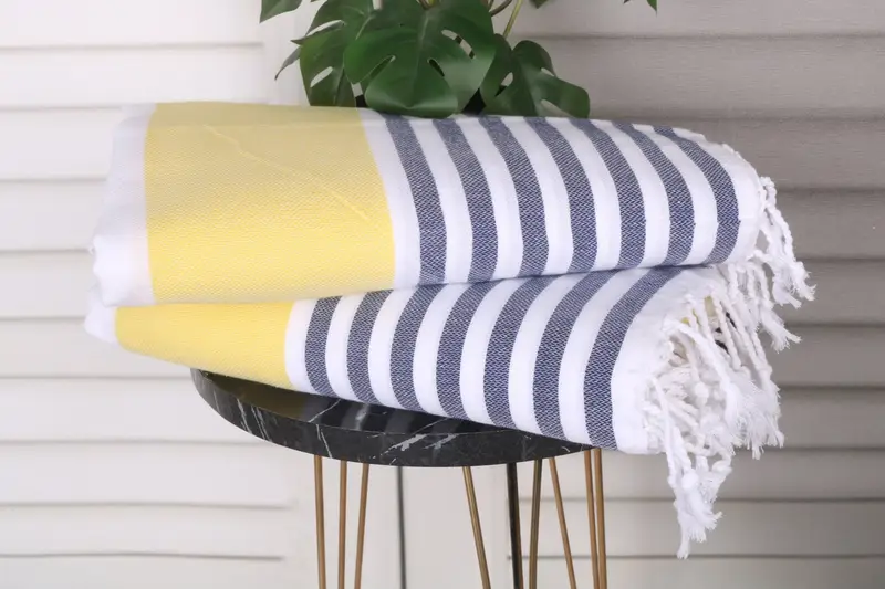 Friends Beach Towel, Maid Of Honor Gift, 70x40 Cotton Striped Towel, Monogram Beach Towel, Wedding Gifts Towel, Bachelorette Party Gifts - 3