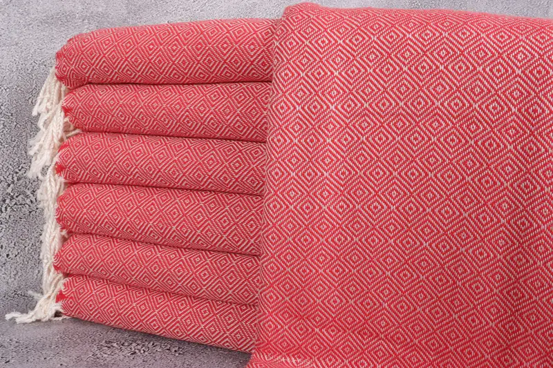 Personalized Wedding Gift For Couple, Monogram Beach Towel, 70x38 Cotton Diamond Towel, Travel towel, Guest Towel, Bachelorette Party Decorations - 1