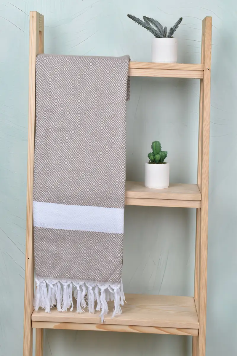 Mother Of The Groom Gift, 70x40 Cotton Diamond Towel, Best Friend Wedding Gift, Gift For Her, Hammam towel, Gym Towel, Thin towel, Best Wedding Gift - 8